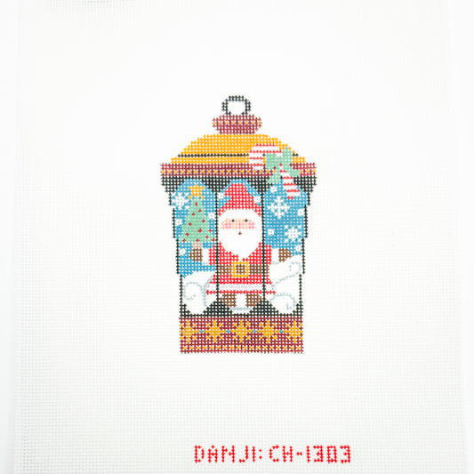 Lantern with Santa Claus