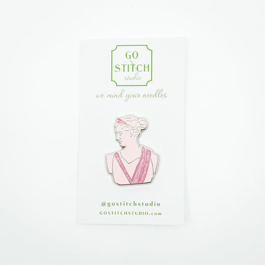 Pink Greek Goddess Needle Minder