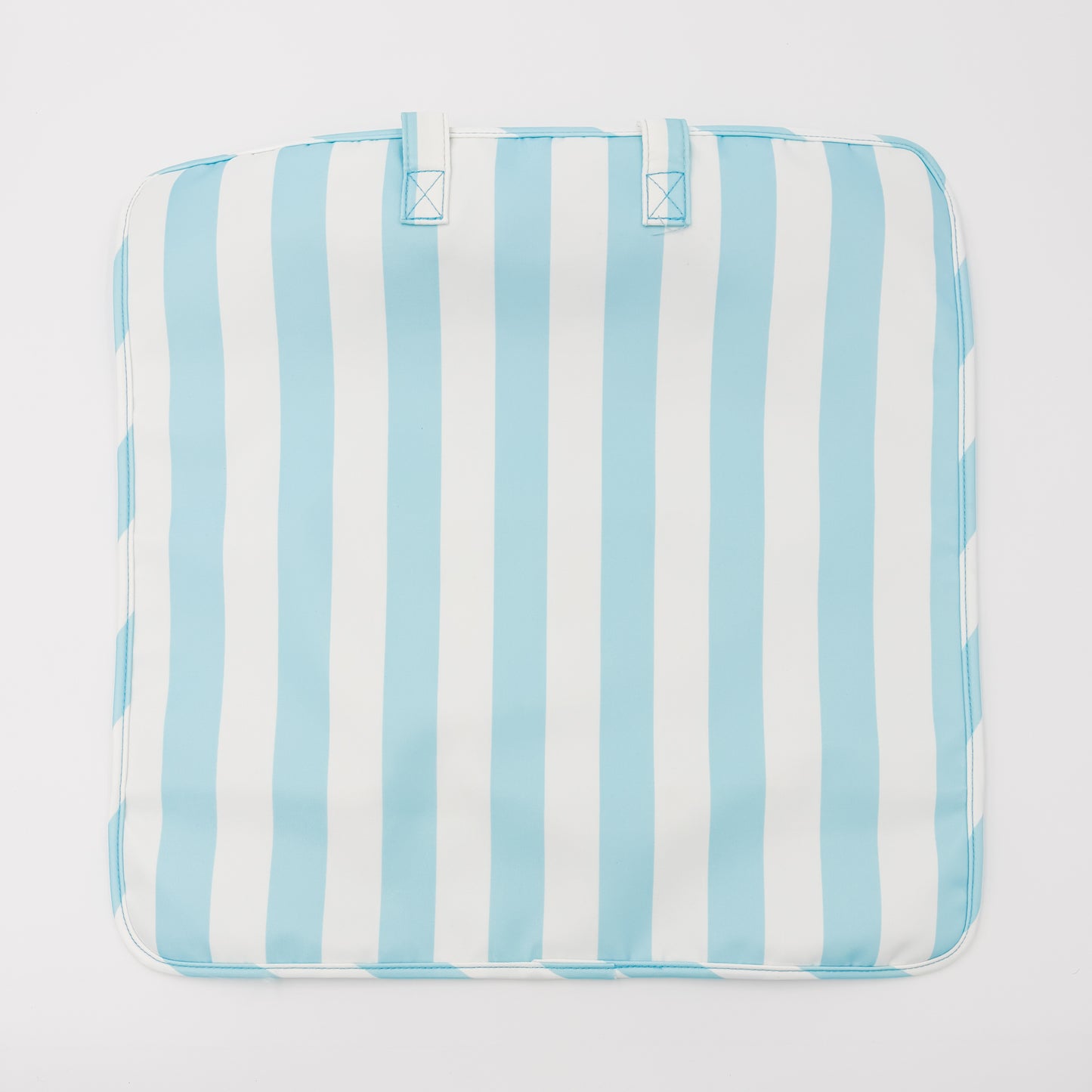 Novella Blue Striped Large Nylon Bag with Handle