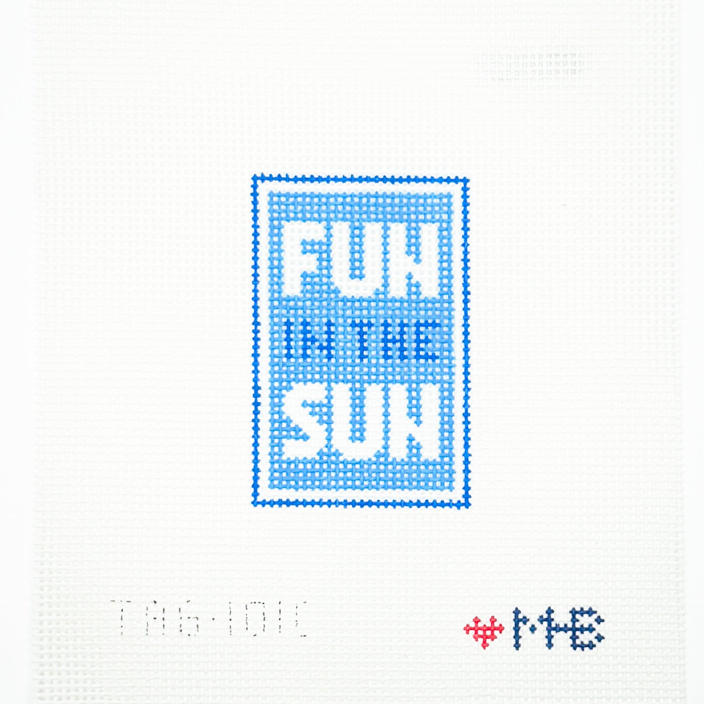 Fun in the Sun Bag Tag (Blue)