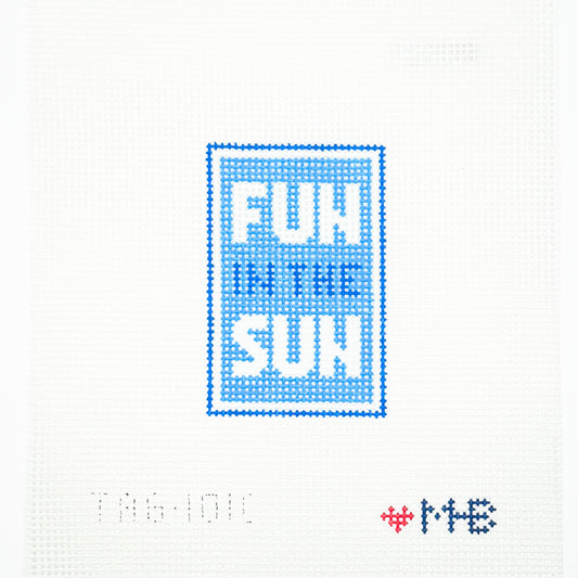 Fun in the Sun Bag Tag (Blue)