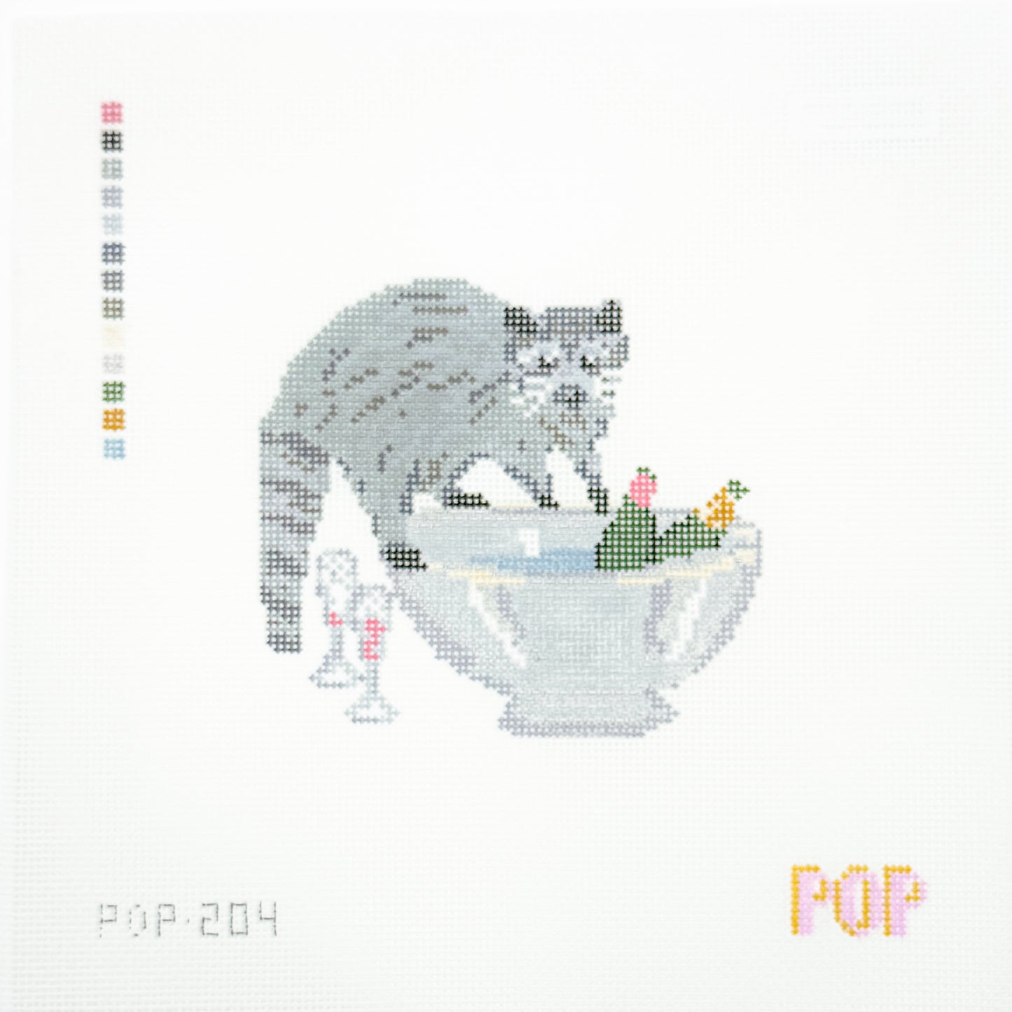 Raccoon in the Champagne Bowl