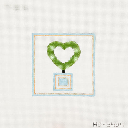 Heart-Shaped Topiary Square