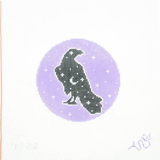 Celestial Raven on Purple