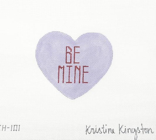 Be Mine Purple Conversation Heart