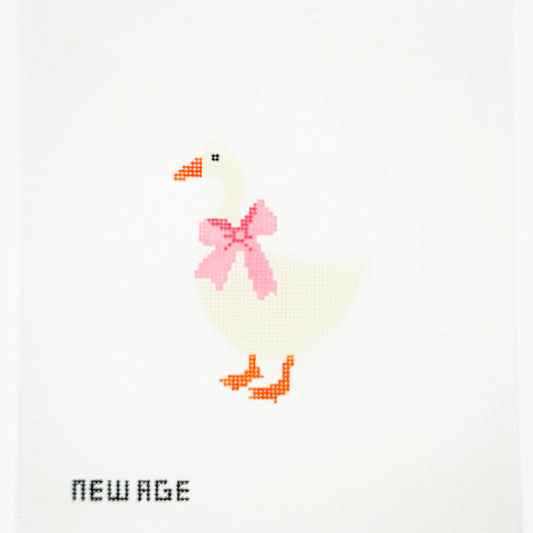Goose with Pink Bow