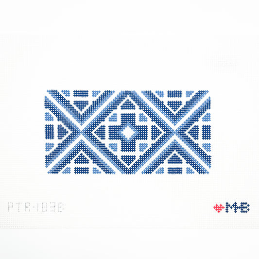 Medallion Tile 6x3 (Blues) - TRUNK SHOW