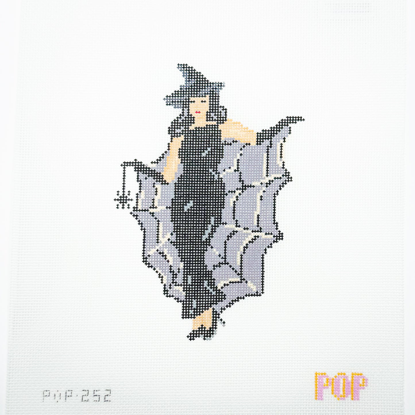 Spider Web Woman with Dark Hair