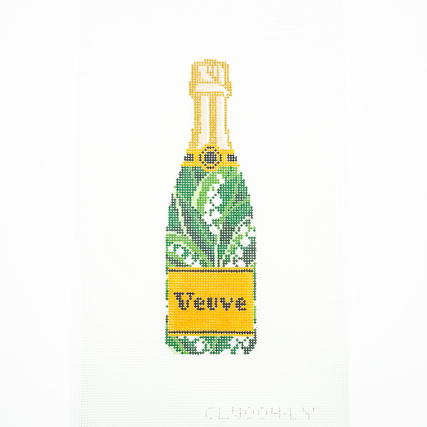 Lily of the Valley Champagne Bottle