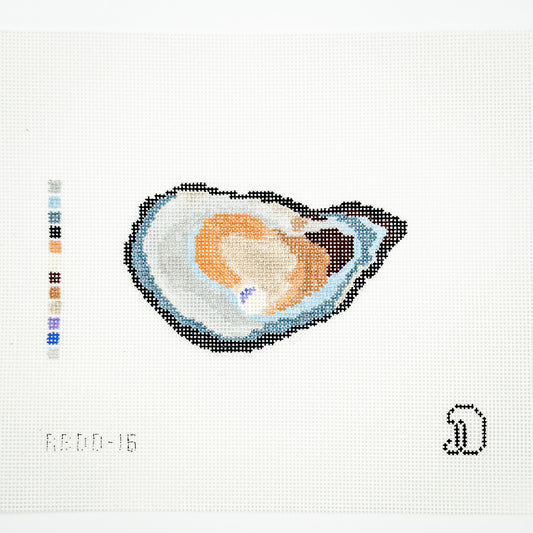 Oyster Shell with Pearl - Blue