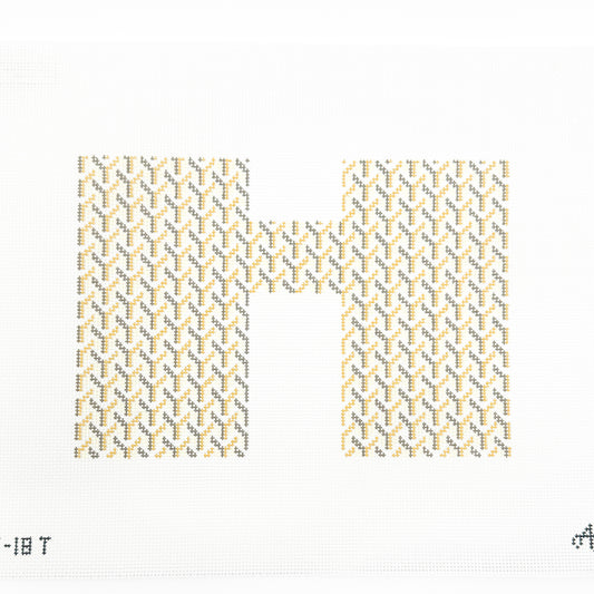 Y Pattern Clutch Front Tan