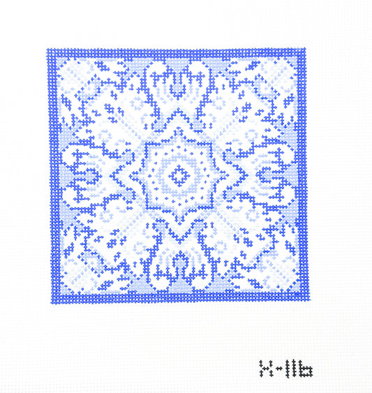 Blue + White Pattern