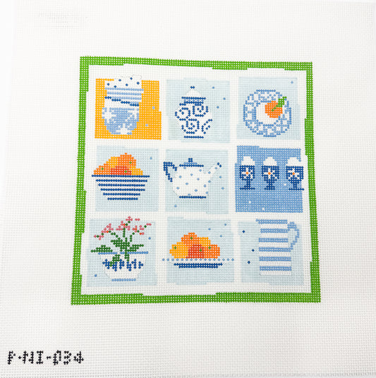 Blue and White Dishes