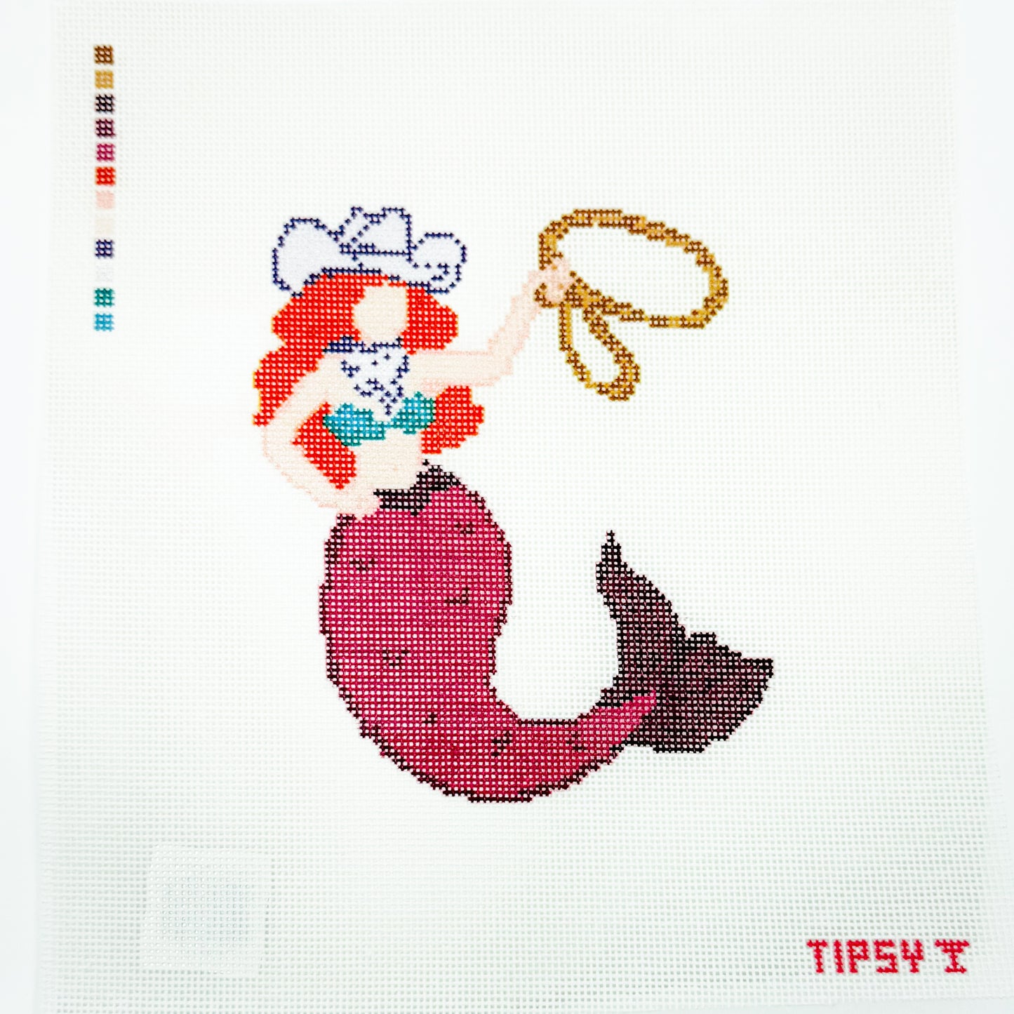 Fuchsia Cowgirl Mermaid