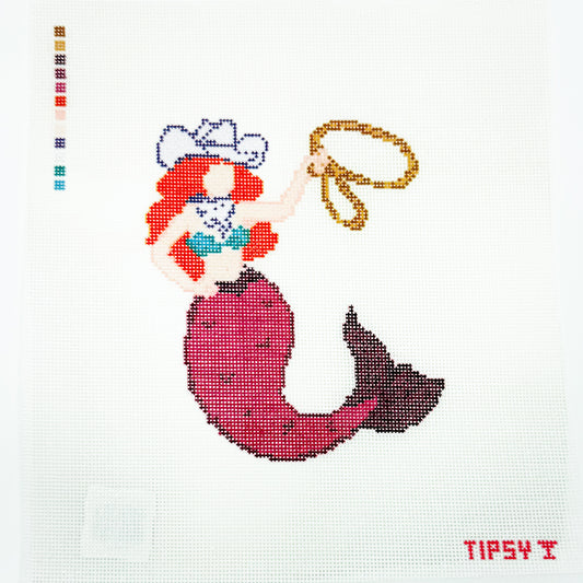 Fuchsia Cowgirl Mermaid