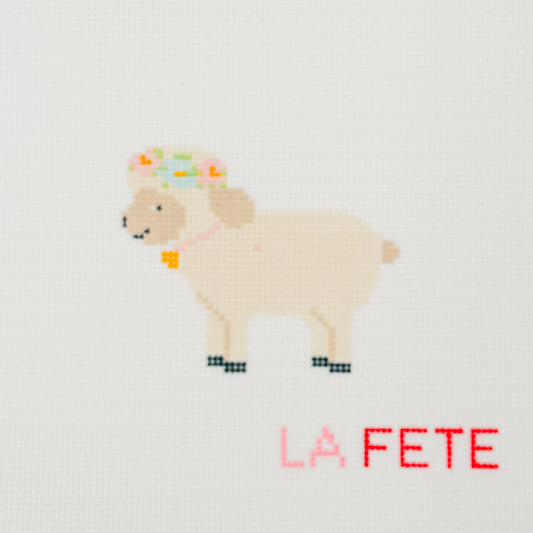 Sheep with Flower Crown