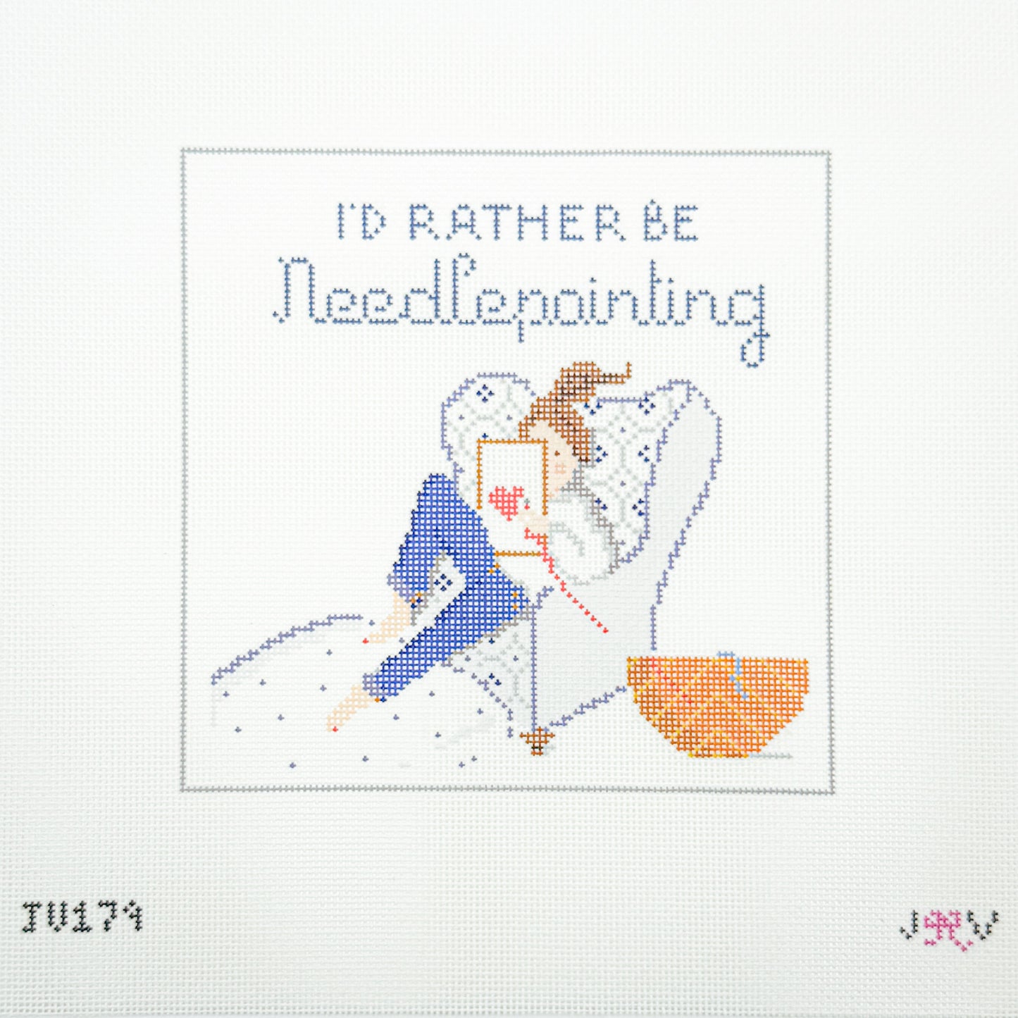 I’d Rather Be Needlepointing