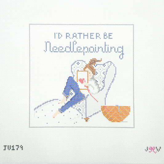 I’d Rather Be Needlepointing
