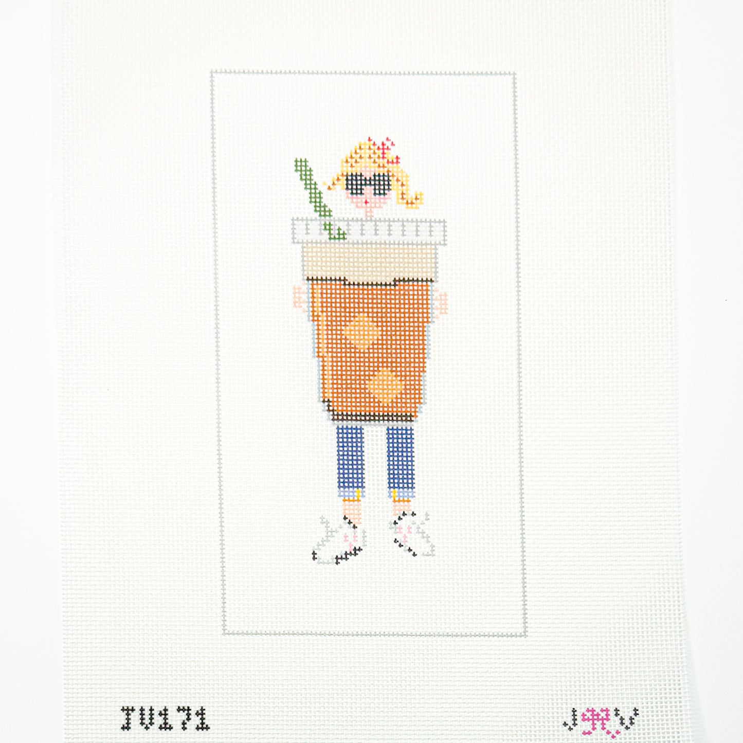 Iced Coffee Blonde Girl