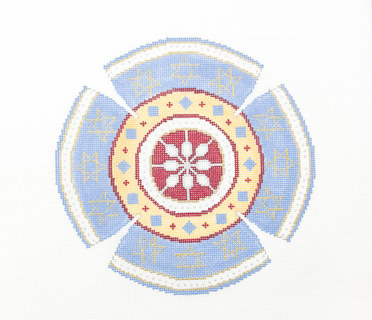 Yarmulke with Stars of David