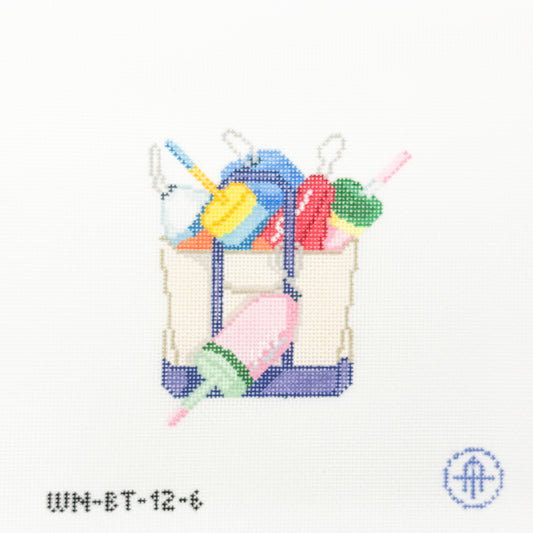 Six Colorful Buoys Boat Tote (Day 6 of 12 Days of Boat Totes)