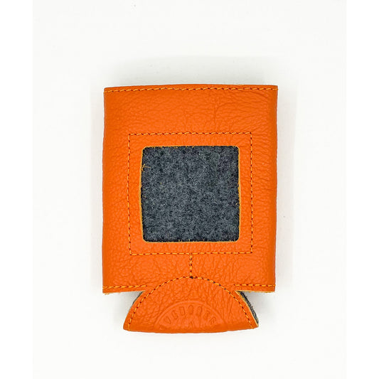 Orange Leather Can Cozy