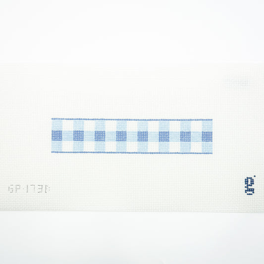 Gingham Fob - Light Blue
