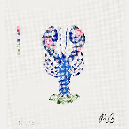 Lucy the (Blue) Floral Lobster