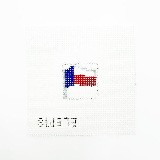 Texas Flag Square Fob Insert