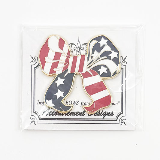 Red White and Blue Bow Needle Minder