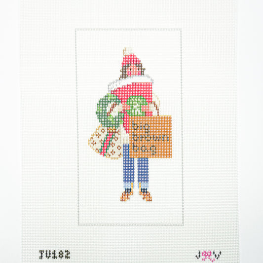 Christmas Shopper Girl