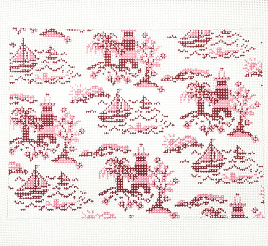Red Summer Toile