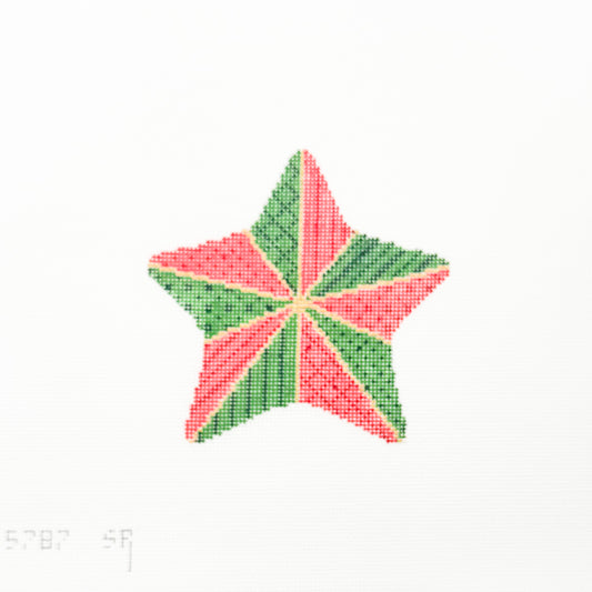 Green and Red Star