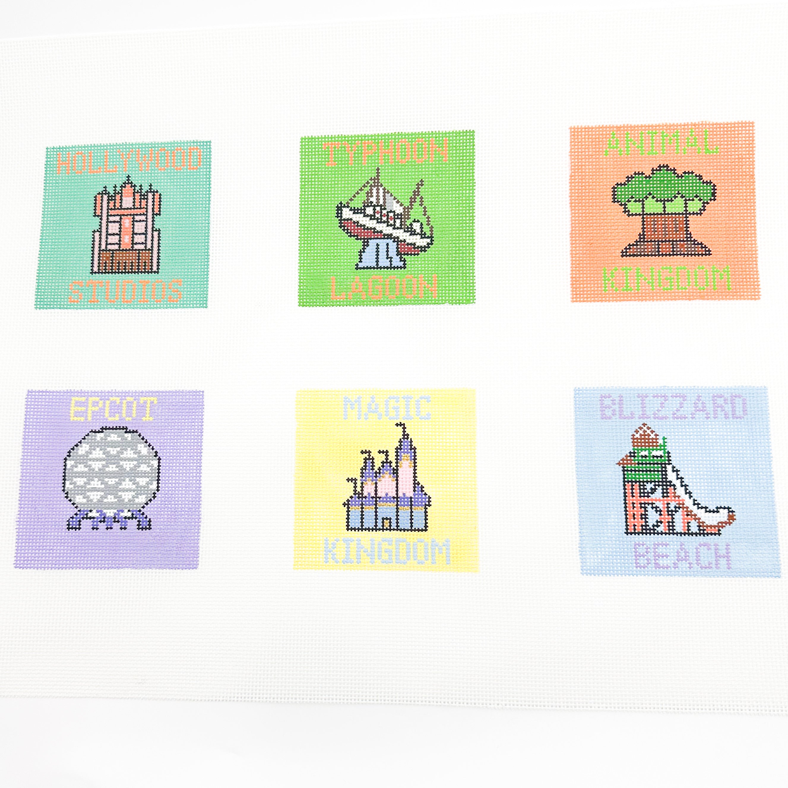 PREORDER- Park Coasters – NovellaNeedlepoint