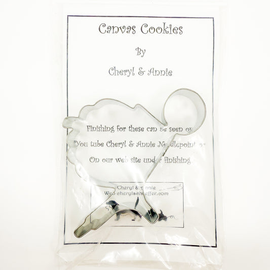 Pumpkin in Wheel Barrel Canvas Cookie