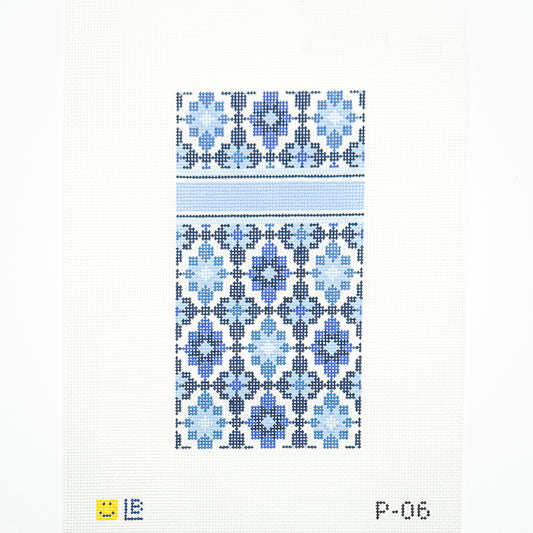 Portuguese Tiles Eye Glasses Case - Blue