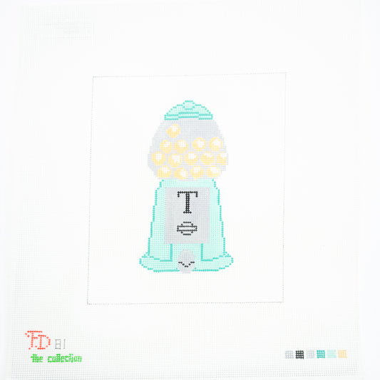 Turquoise Designer Gumball Machine