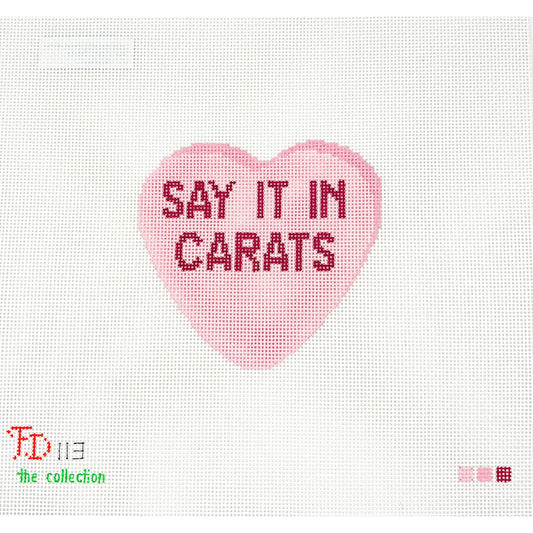 Carats Real Conversation Heart