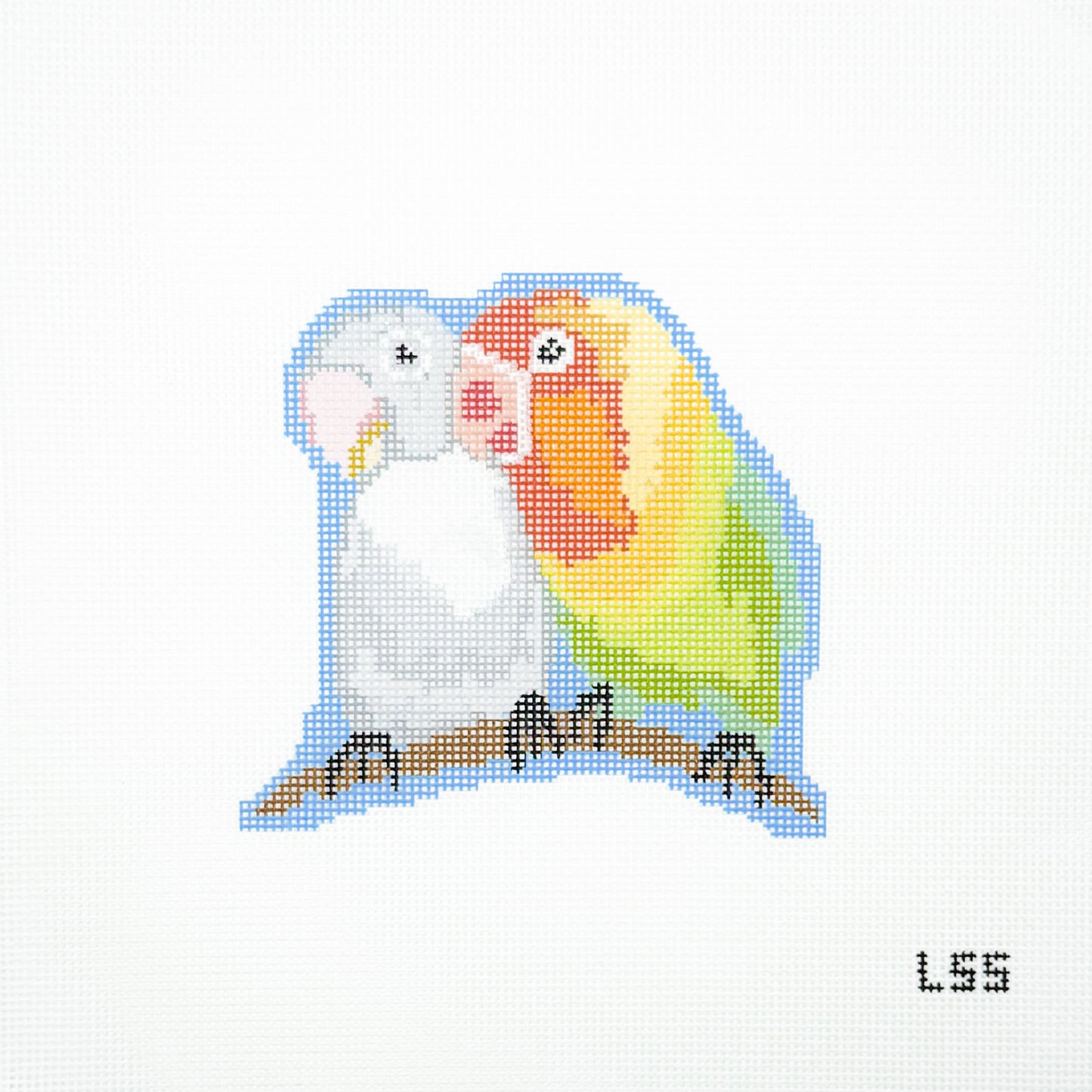 Love Birds on a Branch