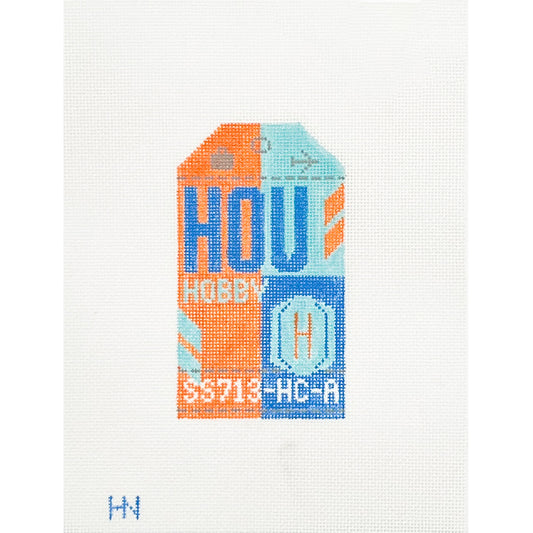 Houston HOU Travel Tag