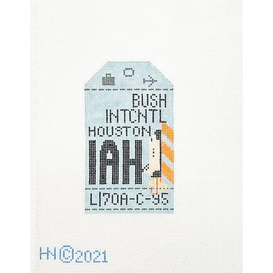 Houston IAH Travel Tag