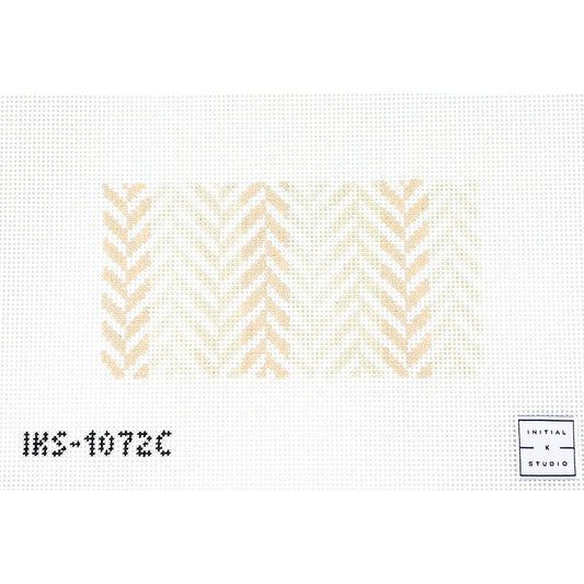 Neutral Mini Herringbone Clutch