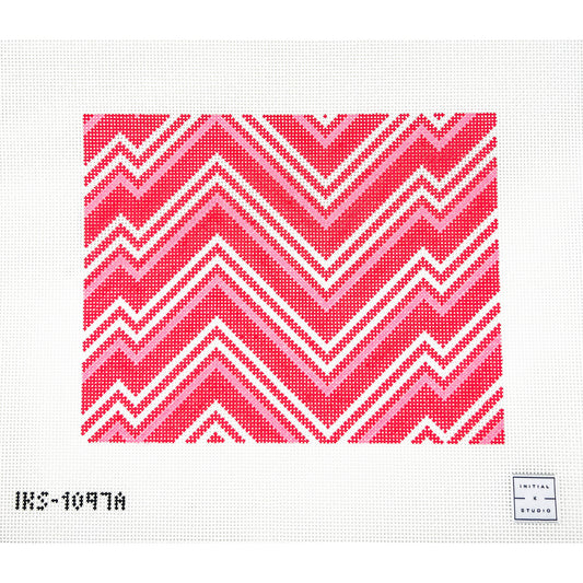 Pink Coral Zag Clutch