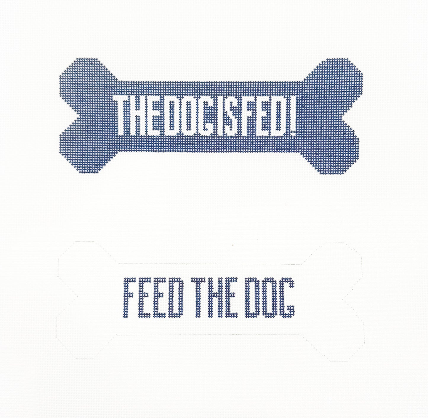 Feed the Dog / The Dog is Fed Two-Sided Sign