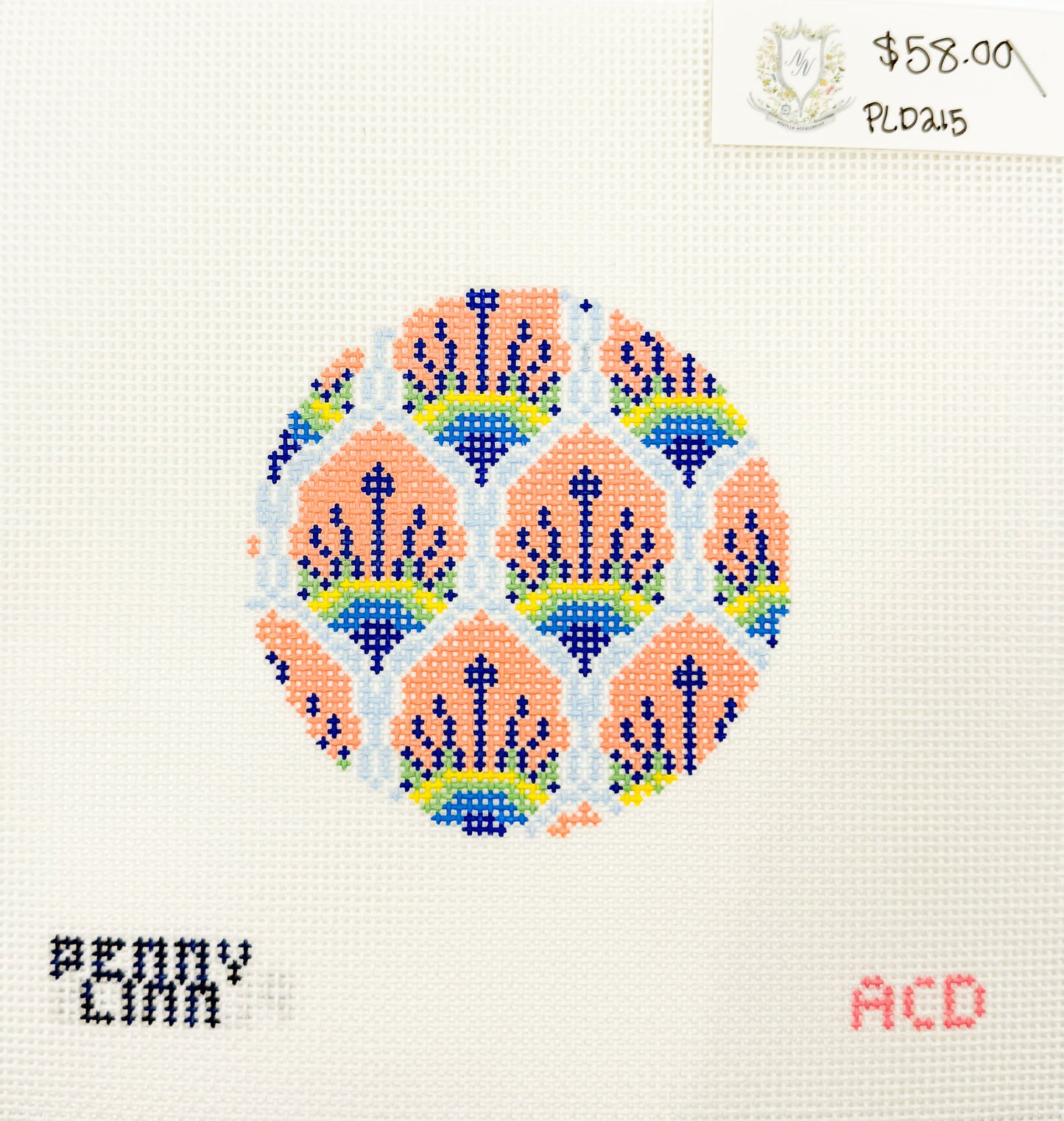 Peacock Feathers Circle Coral