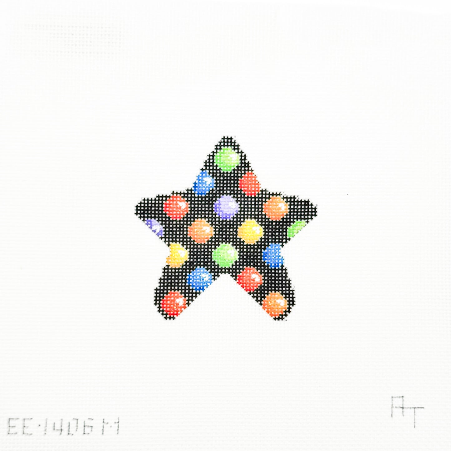 Multi Dot Halloween Mini Star