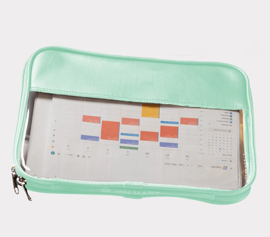 Jon Hart Leather Folio in Pistachio - CUSTOMIZABLE