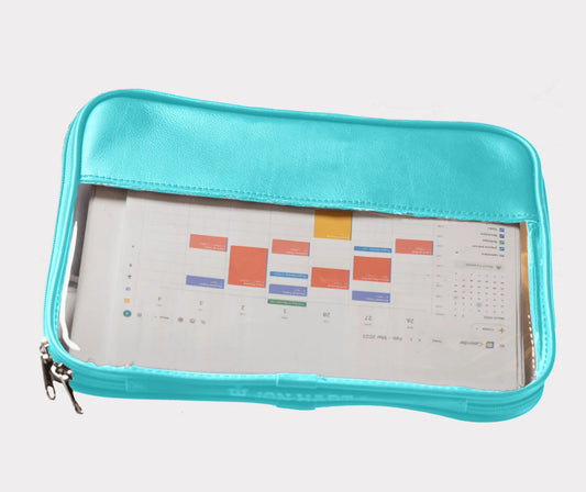 Jon Hart Leather Folio in Caribbean - CUSTOMIZABLE