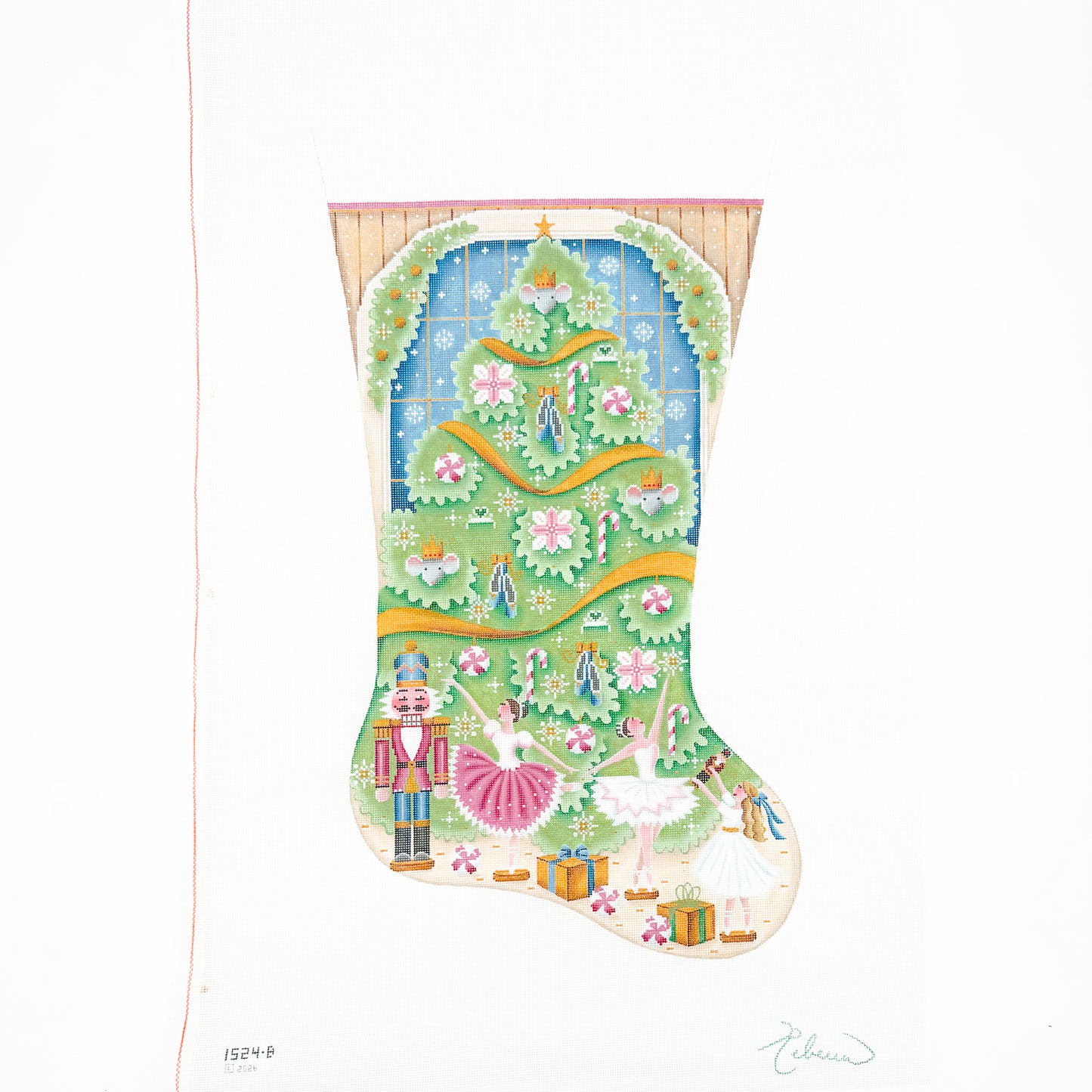 Nutcracker Ballet Stocking