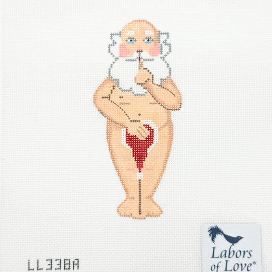 Naked Santa with Santa Hat